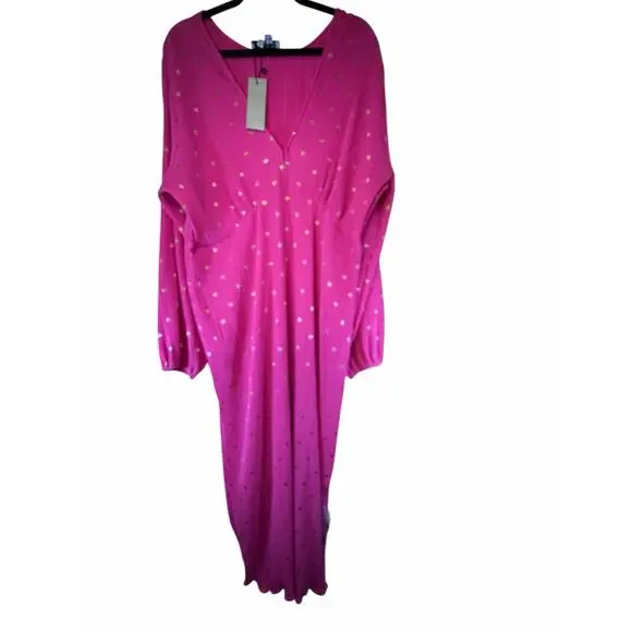 NWT Never Fully Dressed Pink Plisse Emma Dress - Size 20 - Picture 13 of 16